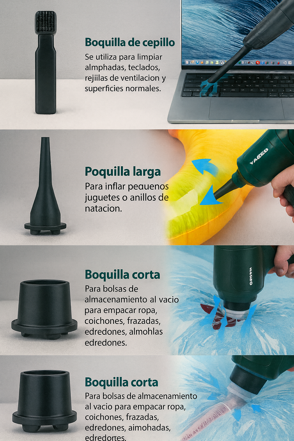 Aspirador soplador 5 en 1 - Tornado ™